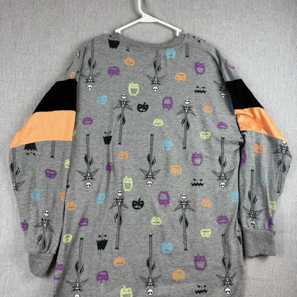 Disney Nightmare Before Christmas‎ Sweater Sleep Tee Nightie Large Pajama PJ